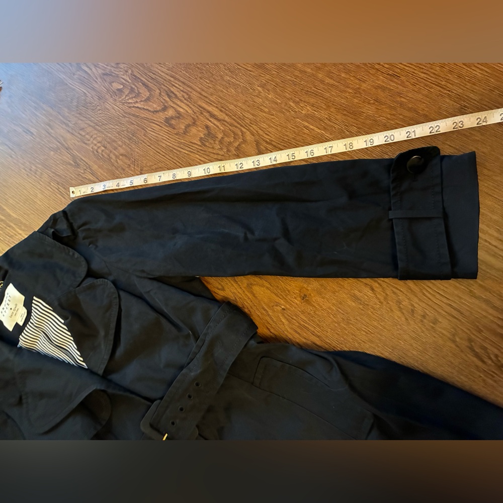 Kate Spade Broome Street Black Trench - Size L - Picture 7 of 11